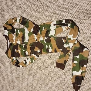 Adorable camo pj's